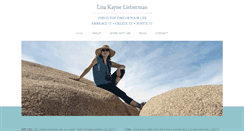 Desktop Screenshot of lisakaynelieberman.com