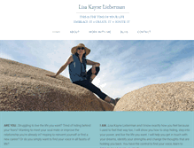 Tablet Screenshot of lisakaynelieberman.com